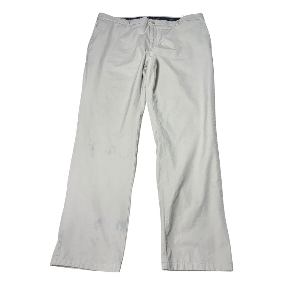 Vineyard Vines Men On The Go Pant 40x32 Gray Performance Chino 1P000005